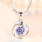 95 sterling silver necklace female ins clavicle pendant lbcase