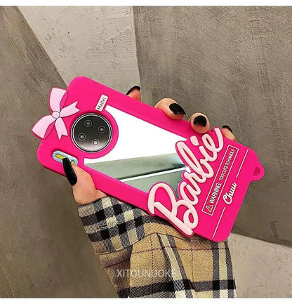 Cartoon makeup mirror phone case lbcase