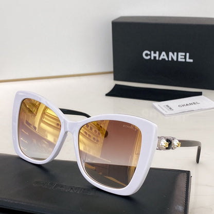 5 COLORS OCEAN METAL HOLLOWING SUNGLASSES lbcase