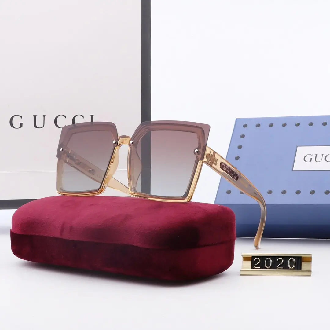 5 COLORS SQUARE POLARIZED SUNGLASSES lbcase