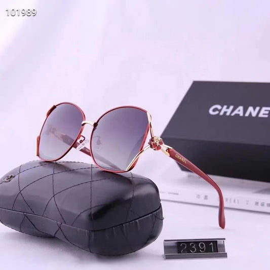 5 COLORS OUTDOOR BEACH SUNGLASSES for FEMALE lbcase