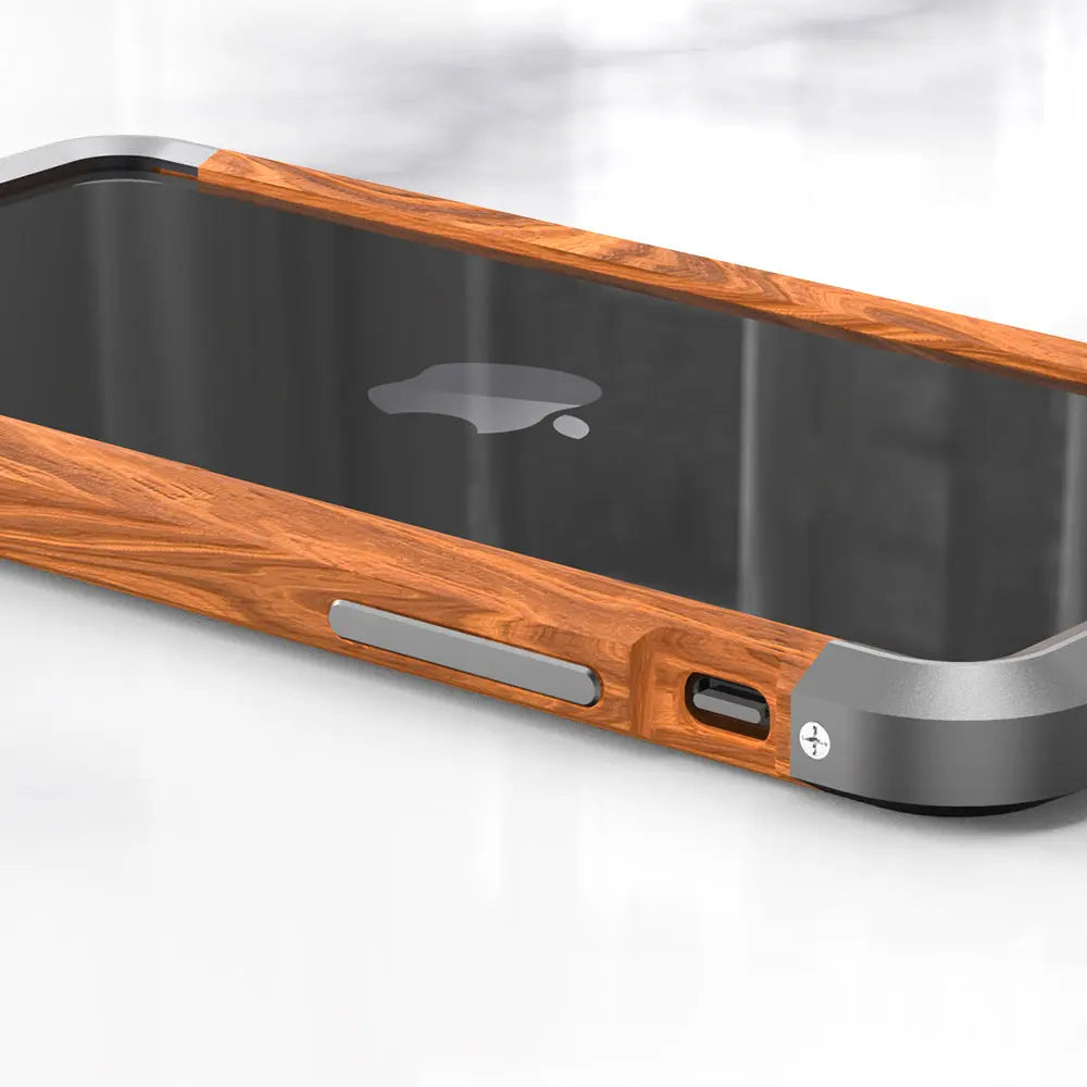 Aluminum Metal Wood Bumper Case lbcase