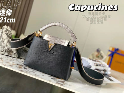 Purple python pattern handbag lbcase