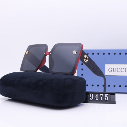 UNISEX BLACK LENS BEACH SUNGLASSES lbcase