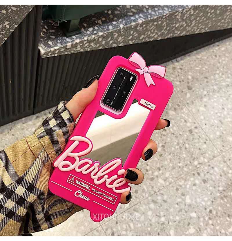 Cartoon makeup mirror phone case lbcase