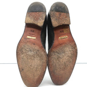 Dolce & Gabbana Wingtip Boots Brown/Gray Leather Size 37.5 Flat Chelsea Boots