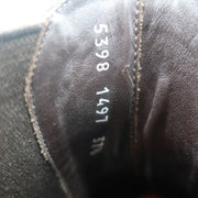 Dolce & Gabbana Wingtip Boots Brown/Gray Leather Size 37.5 Flat Chelsea Boots
