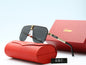 6 COLORS THIN METAL FRAME POLARIZED SUNGLASSES lbcase