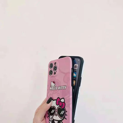 Cute kiss cat soft phone case lbcase