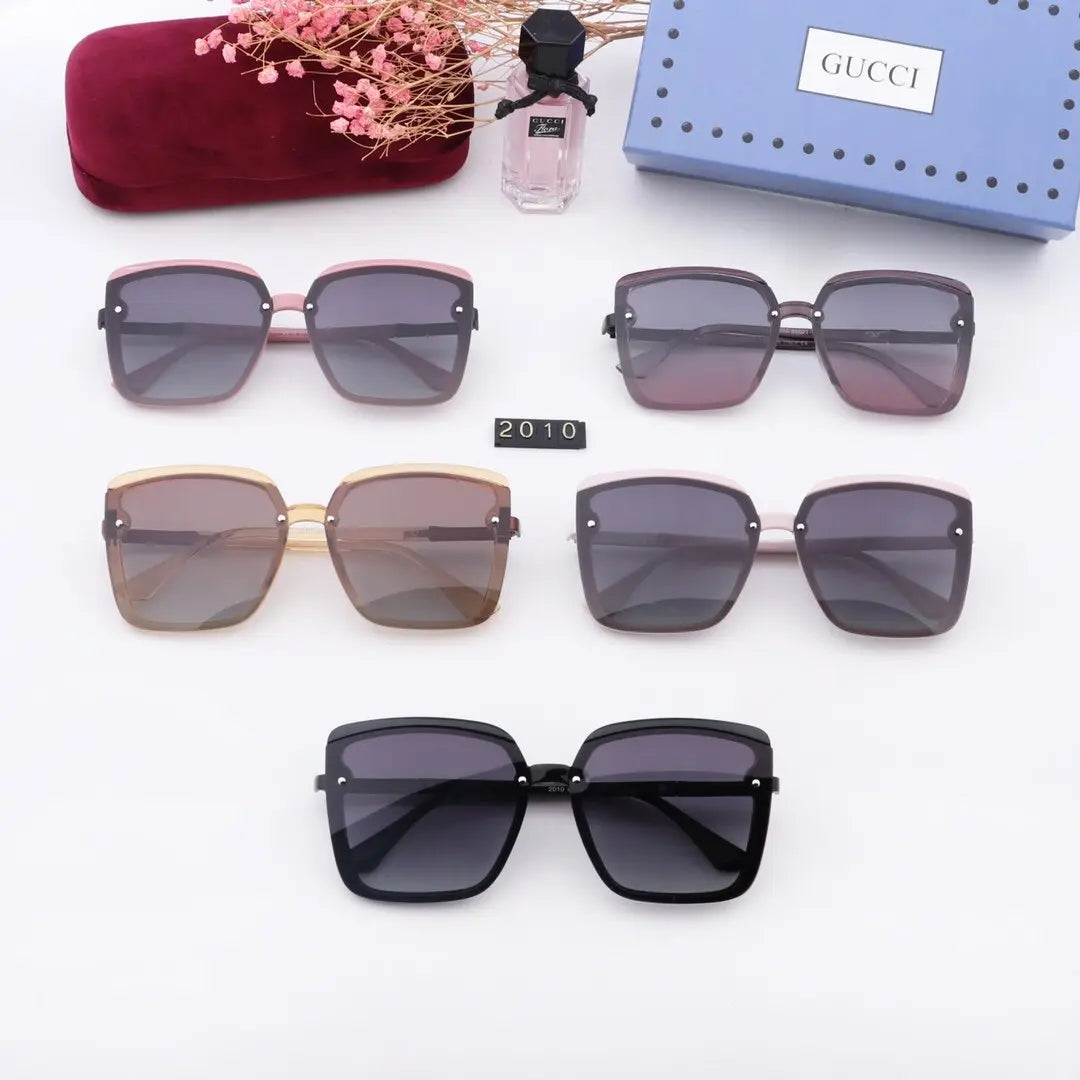 5 COLORS FASHION OUTDOOR SQUARE POLARIZED SUNGLASSES lbcase