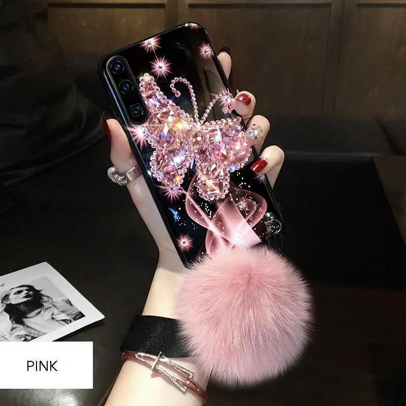 Butterfly Rhinestone Case lbcase