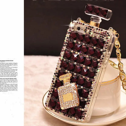 Diamond perfume bottle phone case lbcase