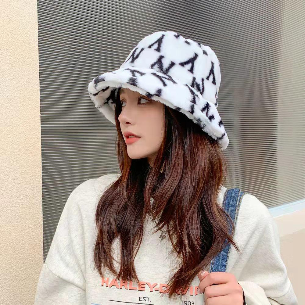 New fashion all-match fluffy warm fisherman hat lbcase