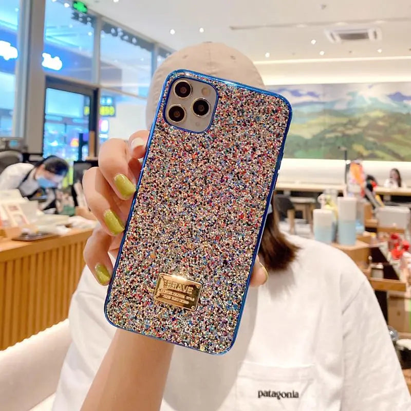 Glitter electroplating phone case lbcase