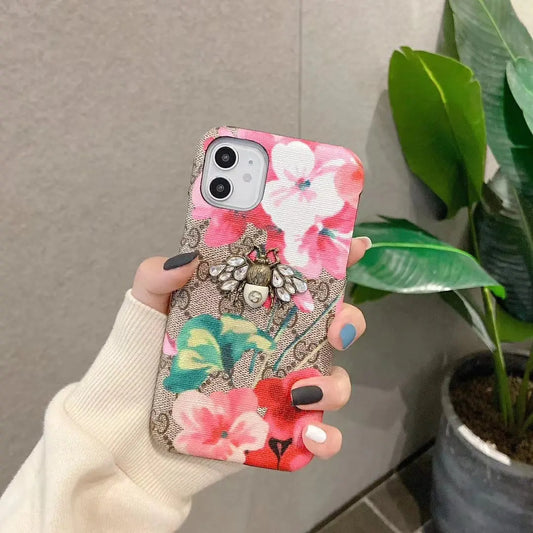 Luxurious Crystal bee phone case lbcase