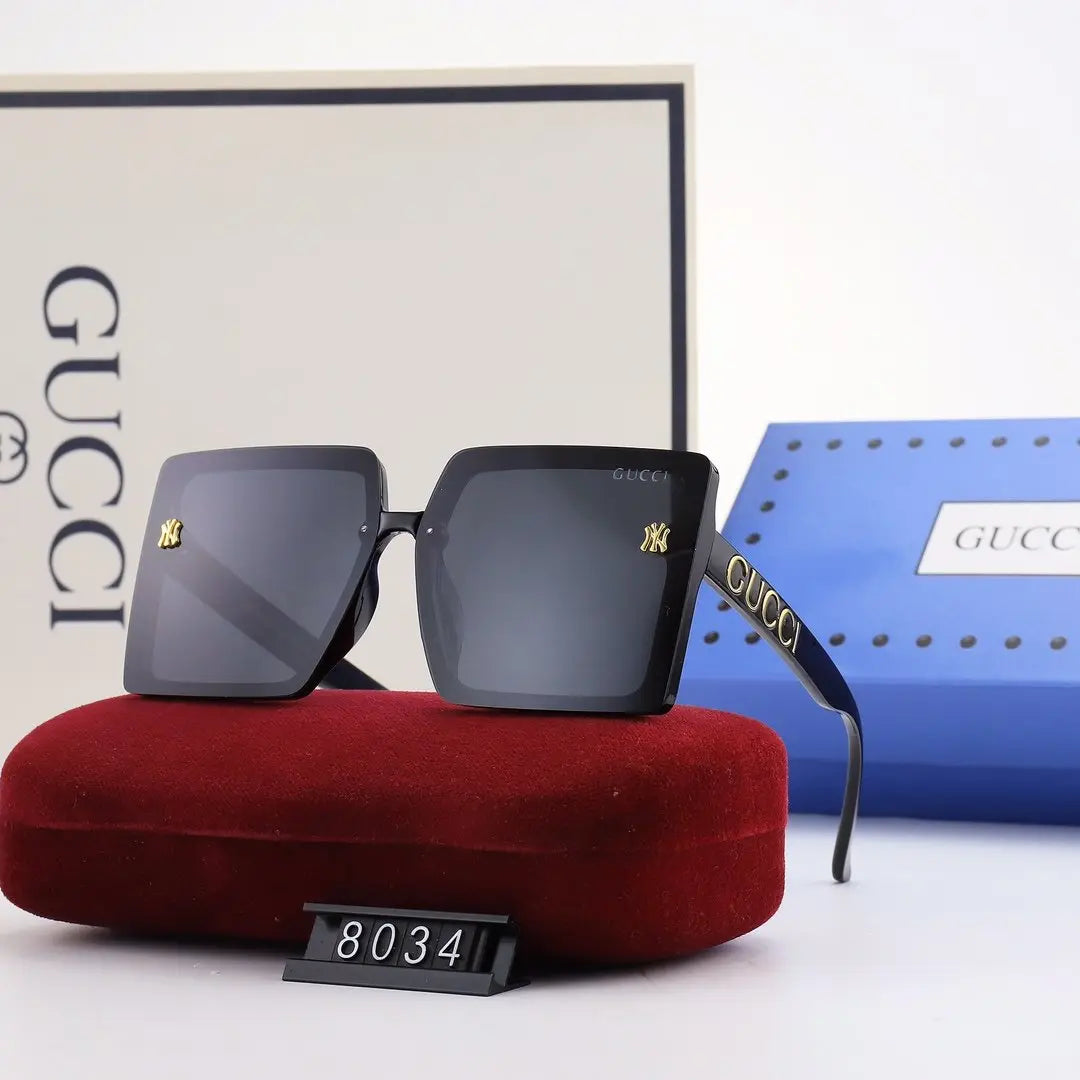 5 COLORS SQUARE POLAZIRED SUNGLASSES for FEMALE lbcase