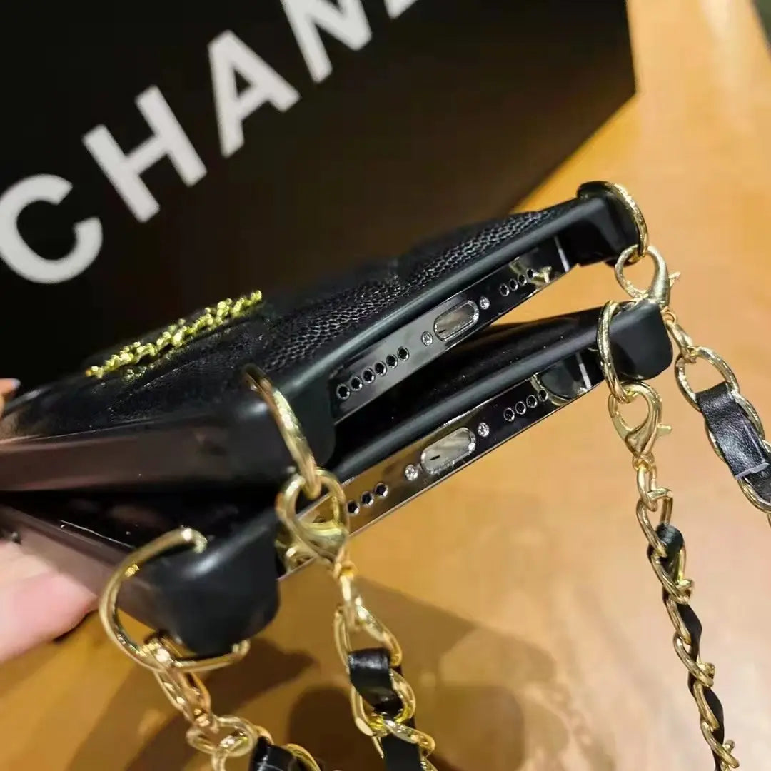 High-end leather Crossbody phone case For iphone lbcase