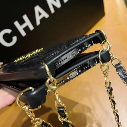 High-end leather Crossbody phone case For iphone lbcase