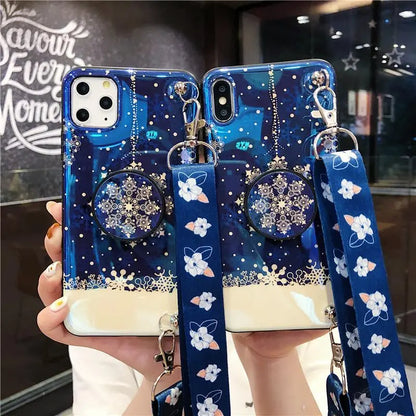 Blu-ray Snowflake Phone Case lbcase
