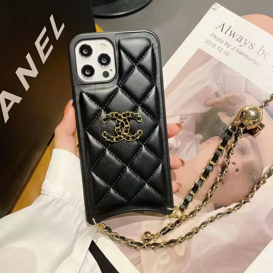 High-end leather Crossbody phone case For iphone lbcase