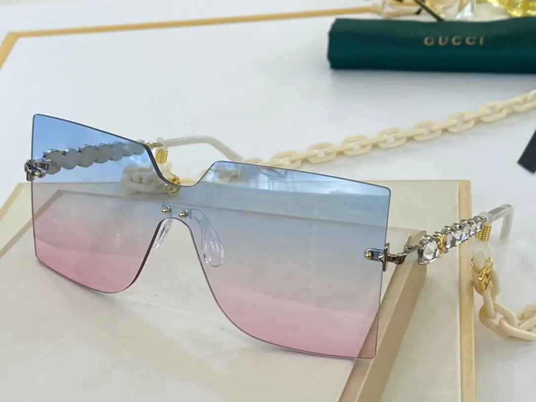 6 COLORS CHAIN ACCESSORIES SUNGLASSES lbcase