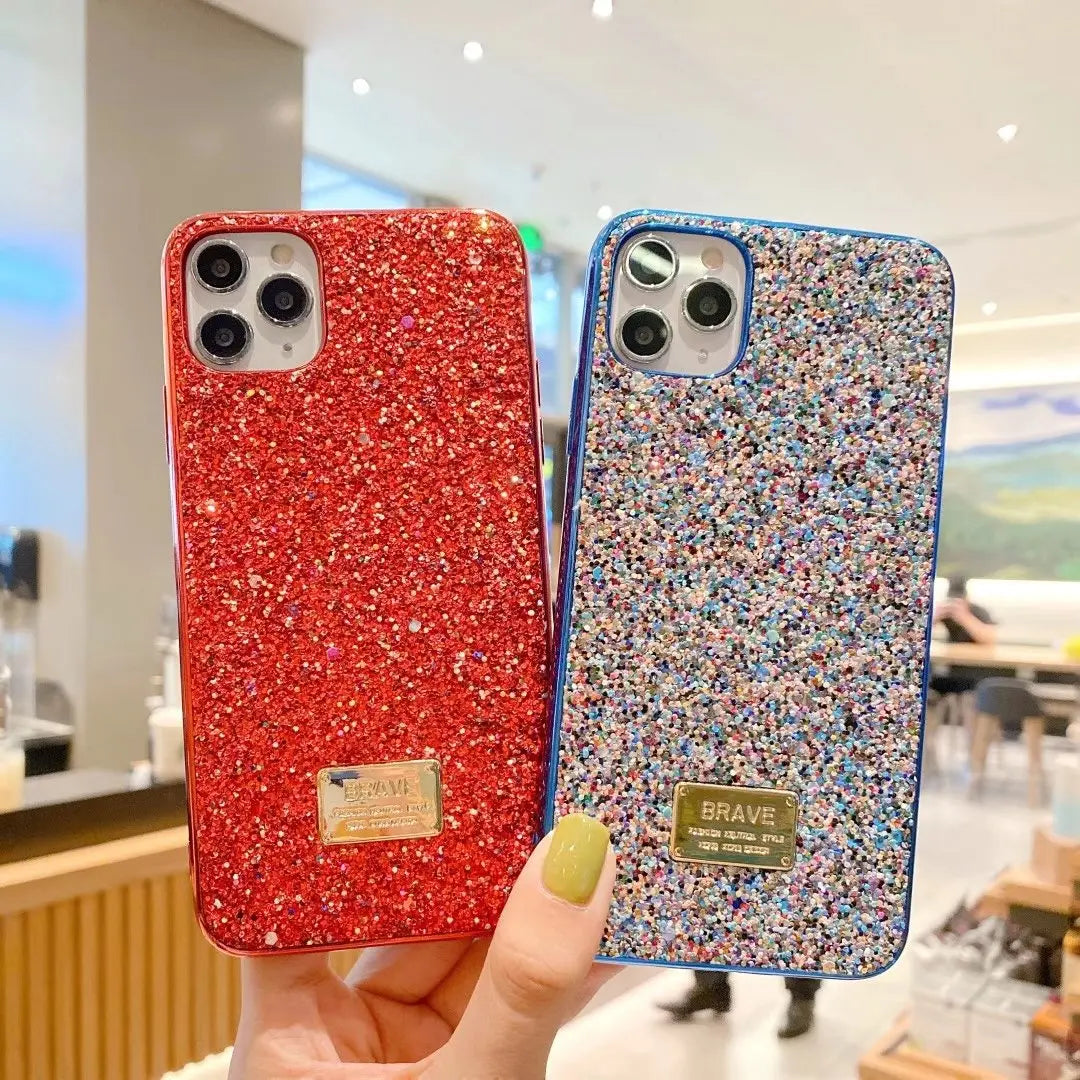 Glitter electroplating phone case lbcase