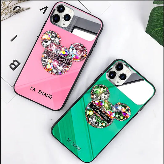 Rhinestones Lanyard Lightweight Edging Phone Case lbcase