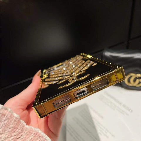 Full Diamond square phone case for iPhone