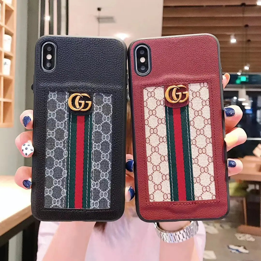Stitching leather phone case lbcase