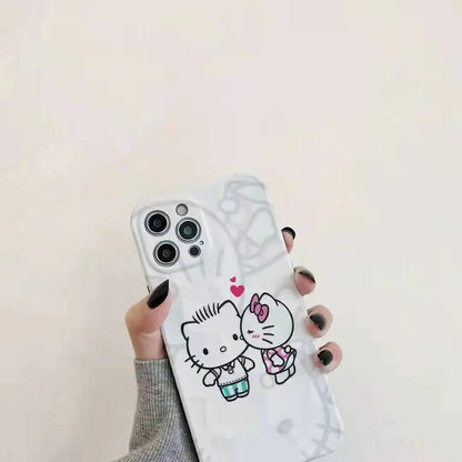 Cute kiss cat soft phone case lbcase