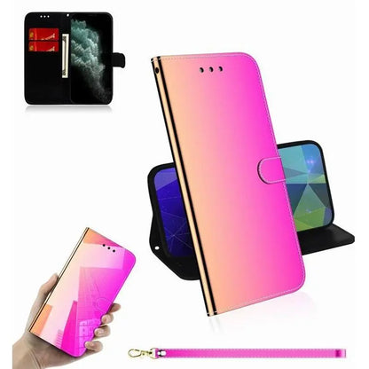 Mirror leather phone case lbcase