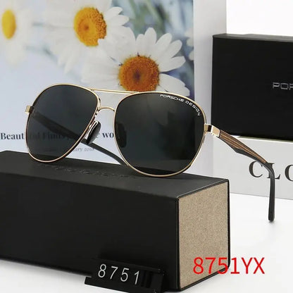 4 COLORS FASHION  FRAME MEN POLARIZED SUNGLASSES lbcase