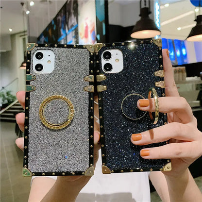 Bling Glitter Square Case lbcase