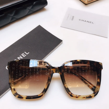 6COLORS LARGE SQUARE FRAME SUNGLASSES lbcase