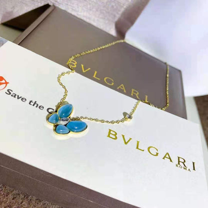 Cat's Eye Butterfly Necklace lbcase