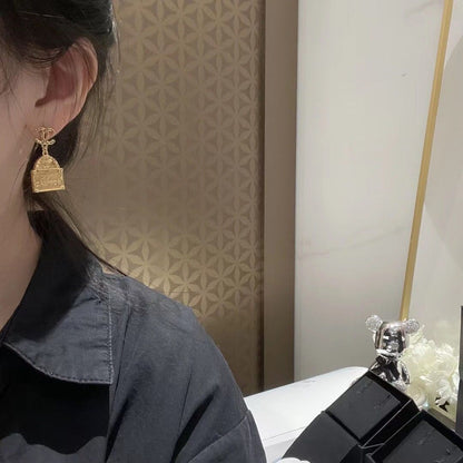 New Double Necklace Earrings