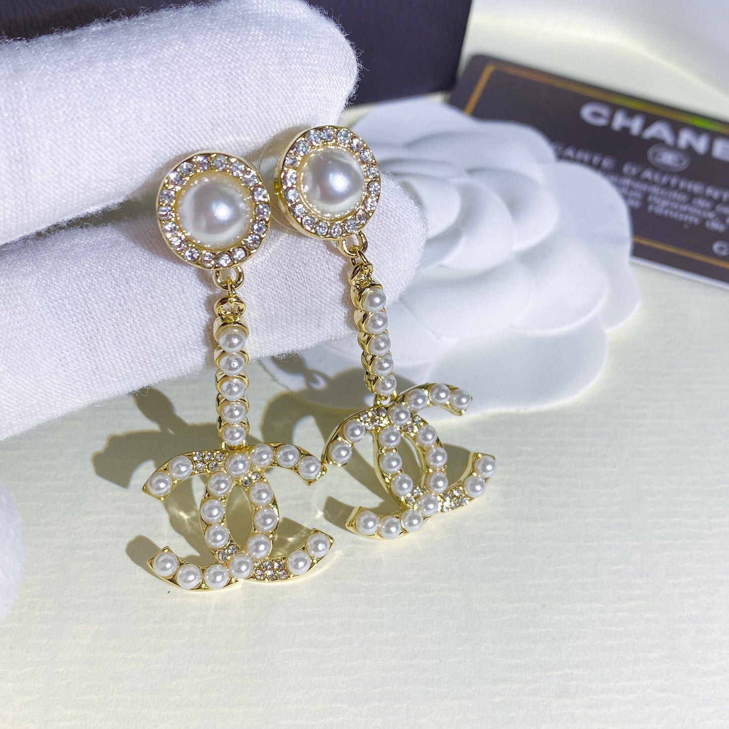 Pearl Earrings for Women lbcase