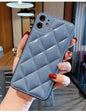 Luxury leather rhombus phone case lbcase