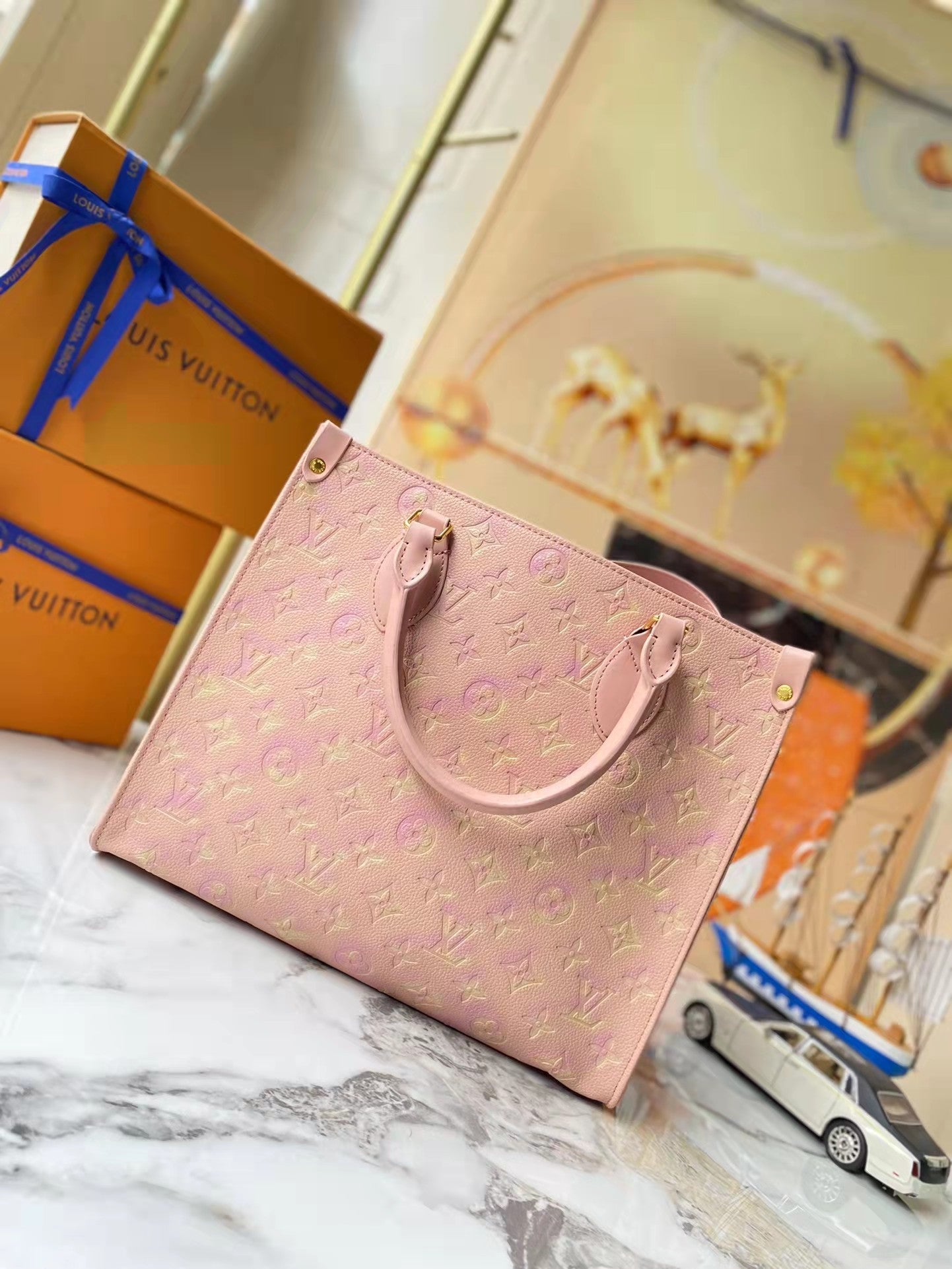 Large capacity PINK handbag lbcase