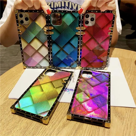 Blu-ray Checkered Phone Case lbcase