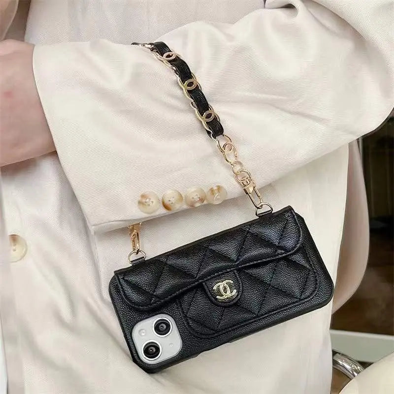 Chain and card bag phone case lbcase