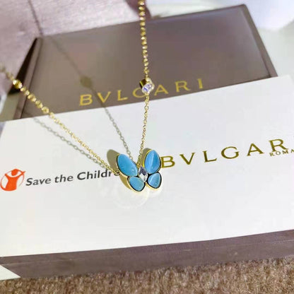 Cat's Eye Butterfly Necklace lbcase