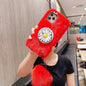 Makeup mirror plush phone case lbcase