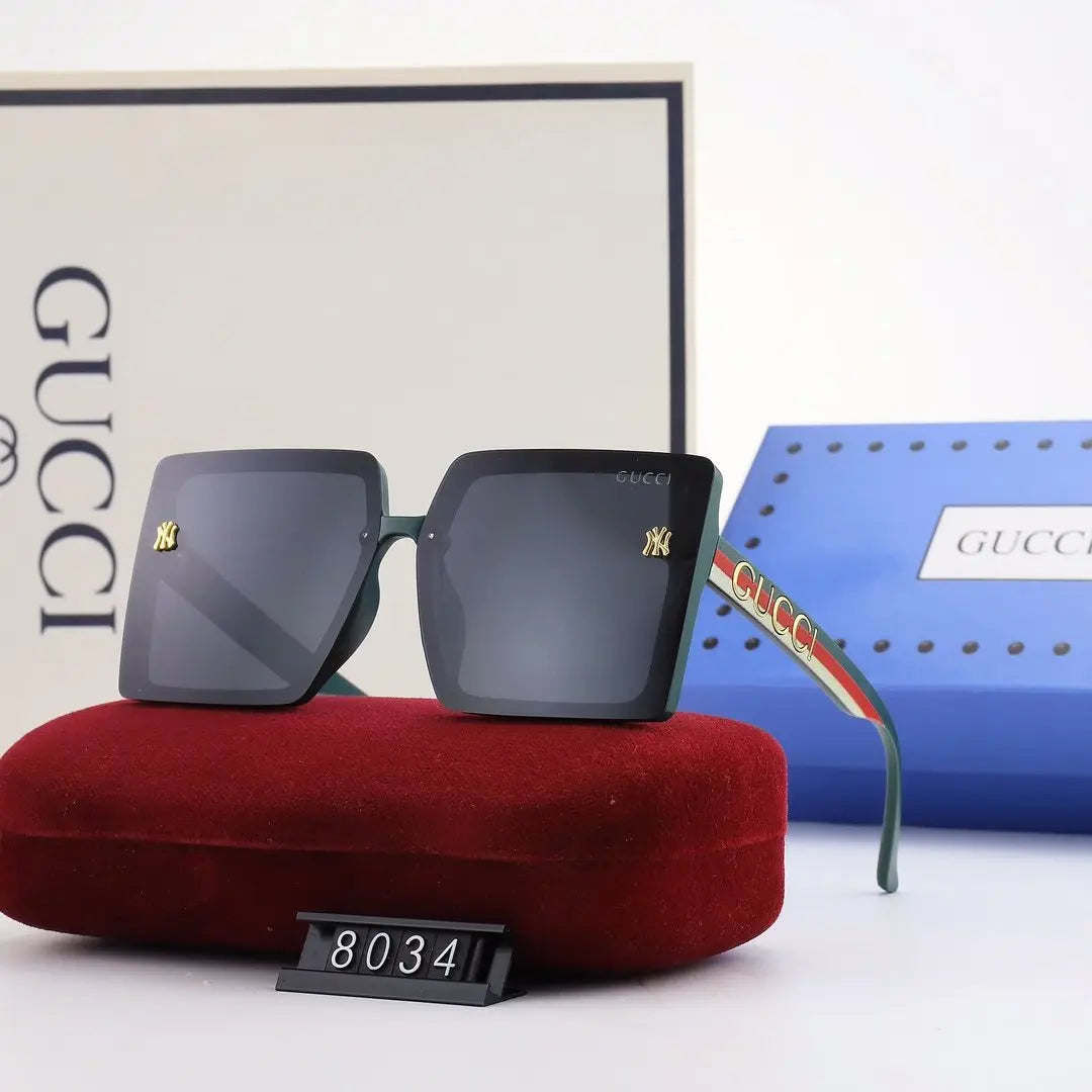 5 COLORS SQUARE POLAZIRED SUNGLASSES for FEMALE lbcase