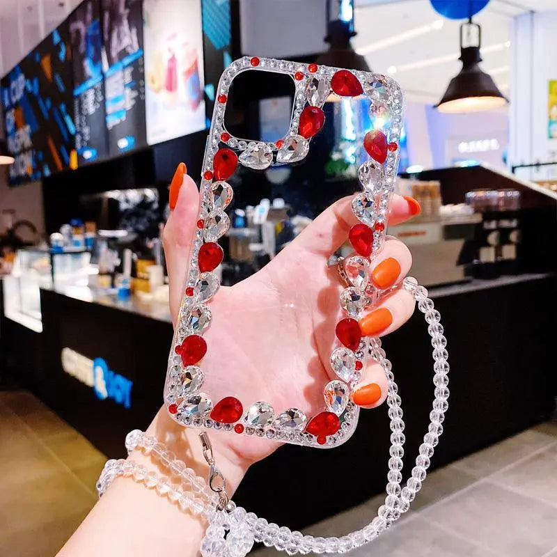 Luxurious Diamond Transparent Phone Case lbcase