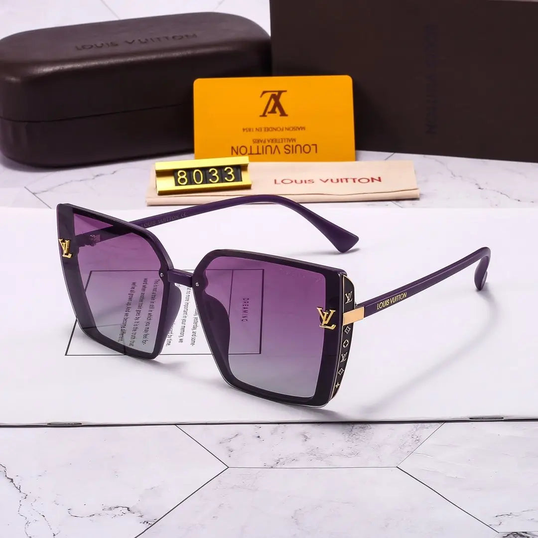 5 COLORS FEMALE CAT EYES POLARIZED SUNGLASSES lbcase