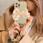 Luxury bow Carry chain phone case For iphone lbcase