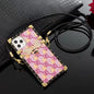 Retro rhinestone bee lanyard phone case lbcase
