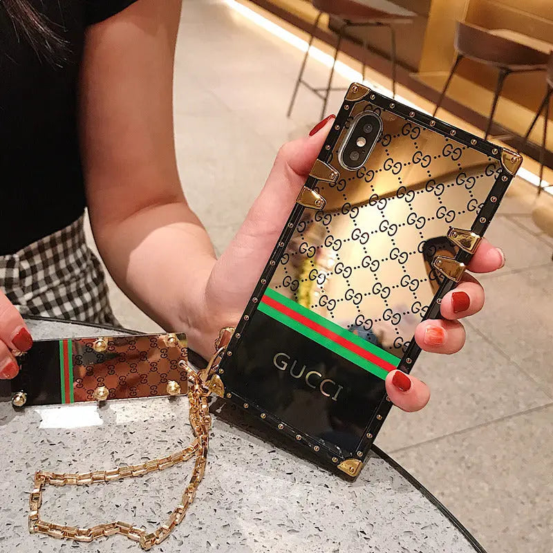 Bee square mirror phone case lbcase