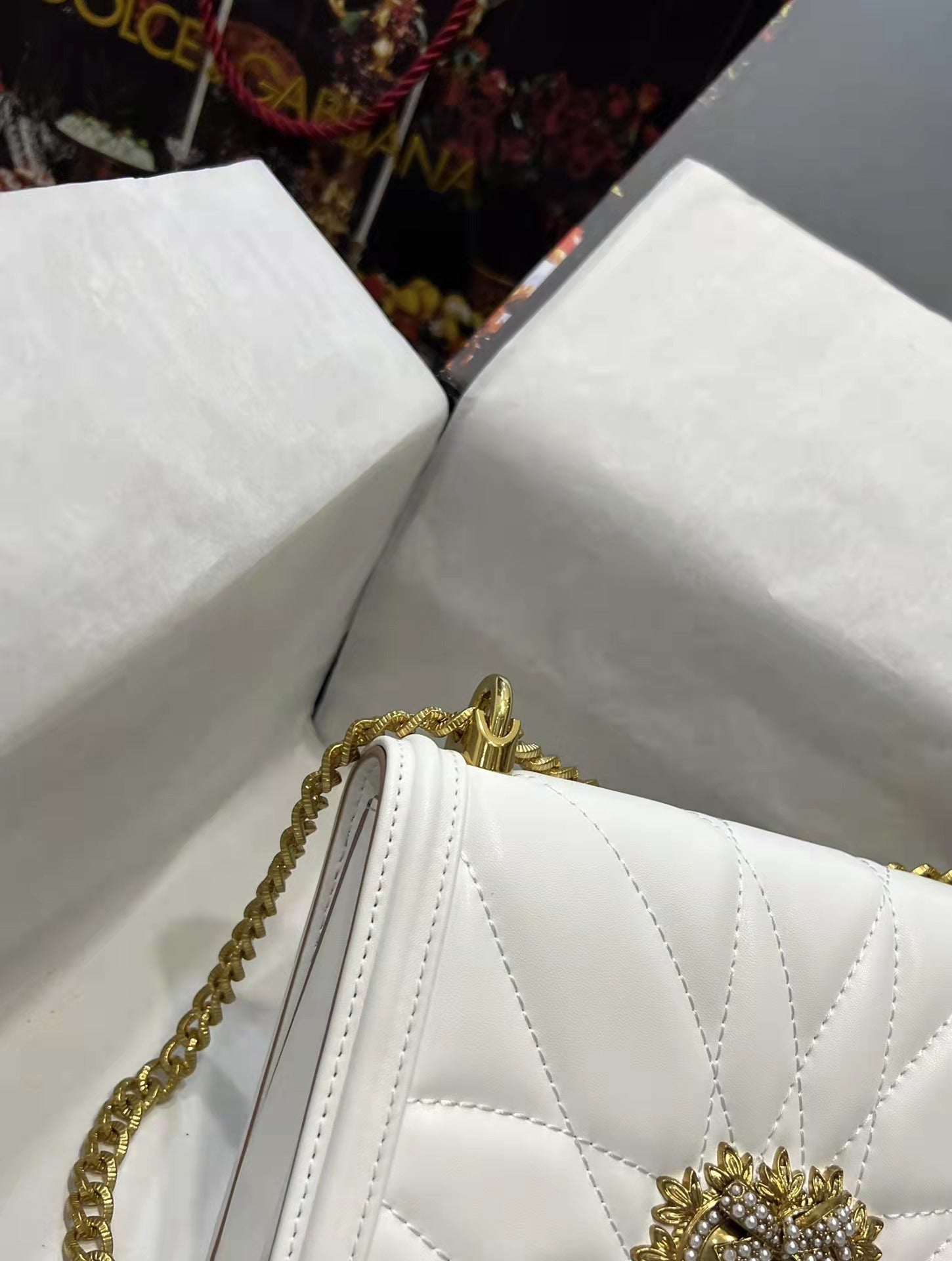 High Quality Butterfly Pearl Dolce & Gabbana Bag lbcase
